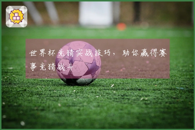 世界杯竞猜实战技巧，助你赢得赛事竞猜战斗